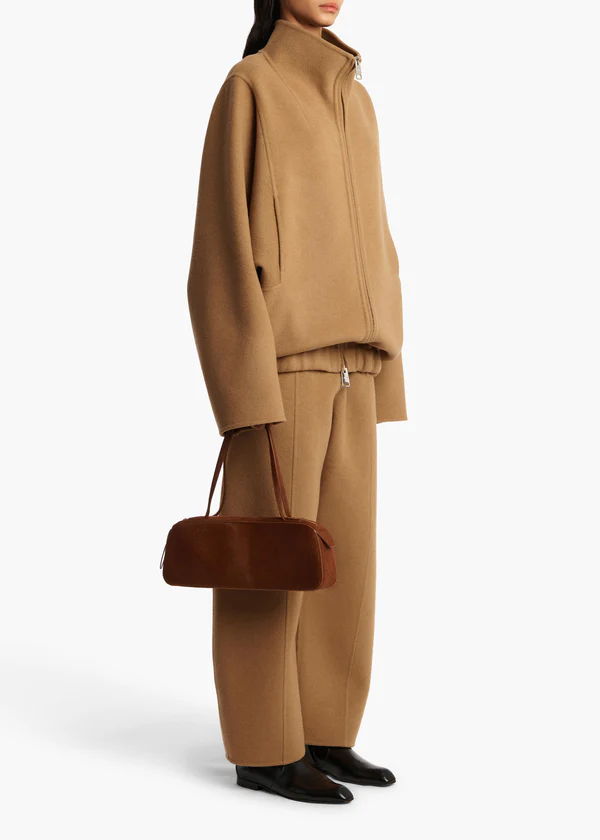Garret Jacket in Camel STYLED VIEW