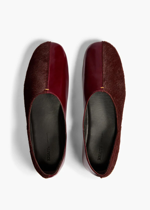 JANE FLAT ROUGE NOIR F4058 1053 585 D