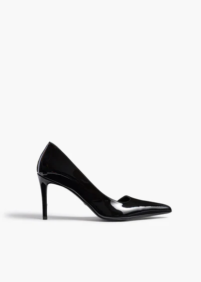 Jett D'Orsay Pump in Black Patent Leather