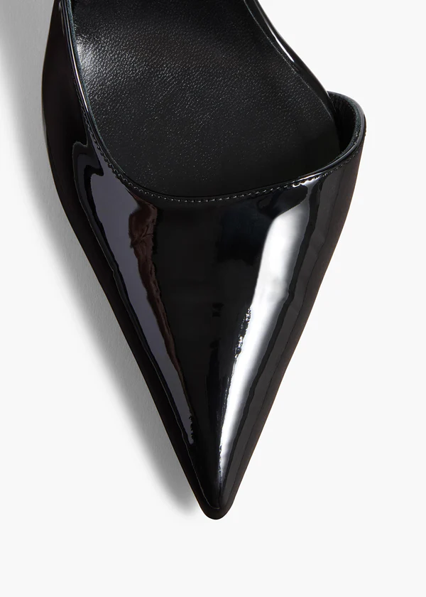 Jett D'Orsay Pump in Black Patent Leather