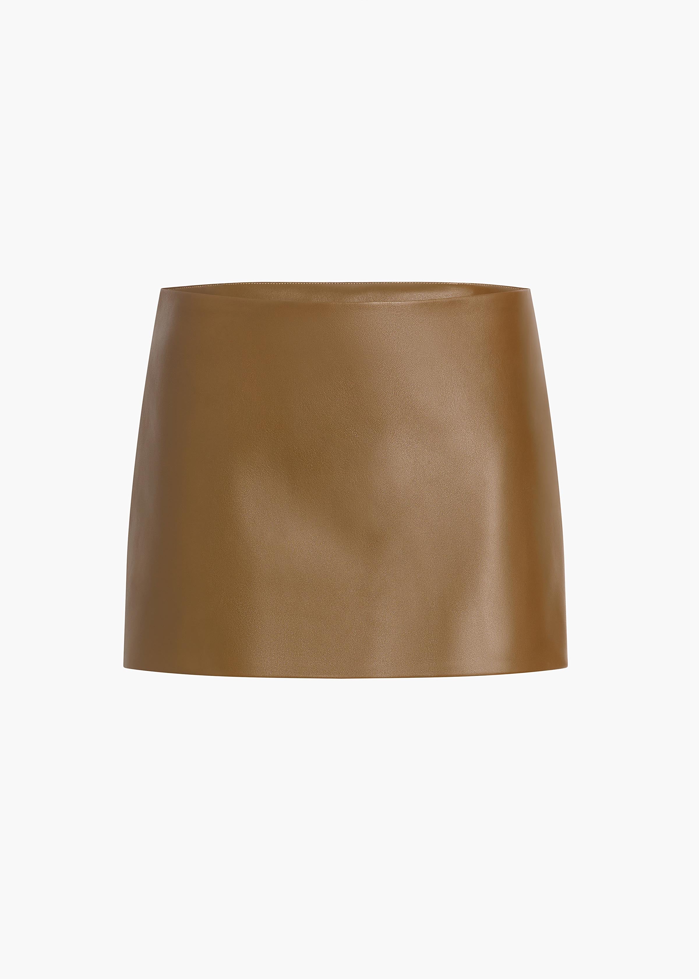 JETT SKIRT DARK OLIVE LEAHTER 41161012 429 GHOST