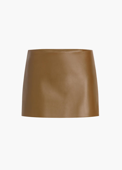 JETT SKIRT DARK OLIVE LEAHTER 41161012 429 GHOST