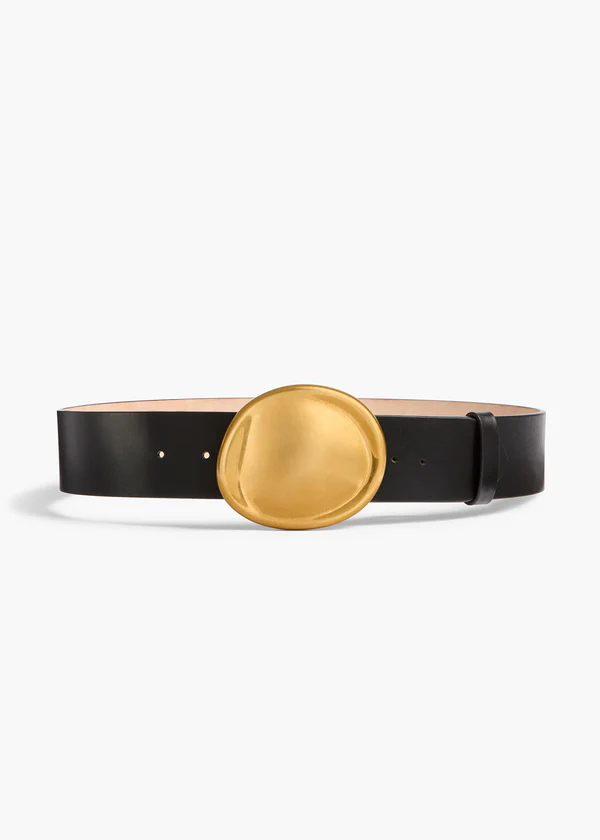 KEEFE BELT ANTIQUE GOLD 35MM BLACK 10153 763 200 A