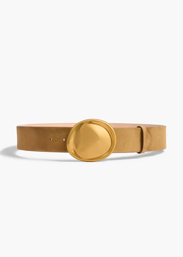 KEEFE BELT ANTIQUE GOLD 35MM MUD 10153 726 737 A