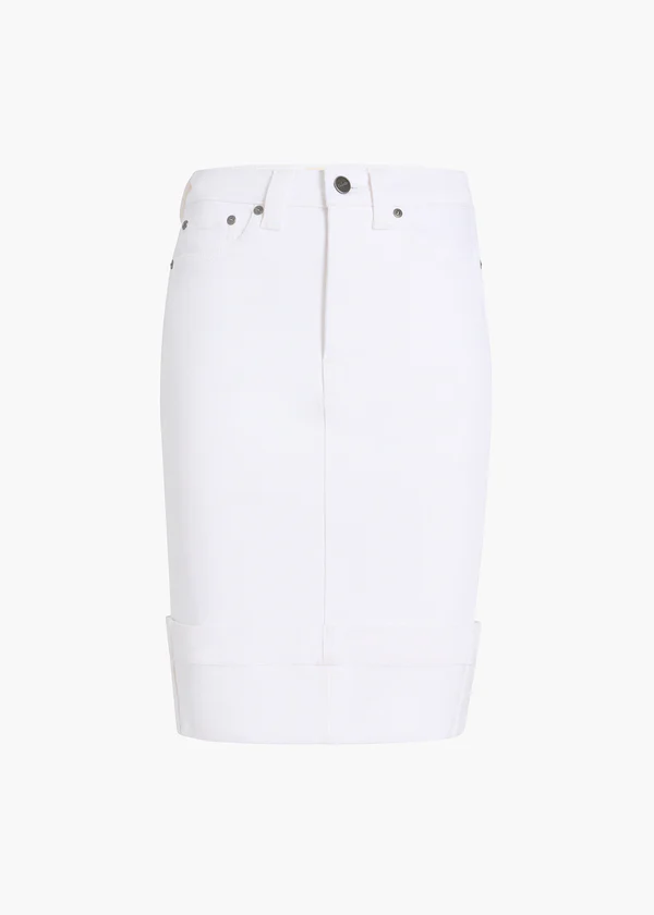 KENDRA SKIRT WHITE 1189902100 100 GHOST