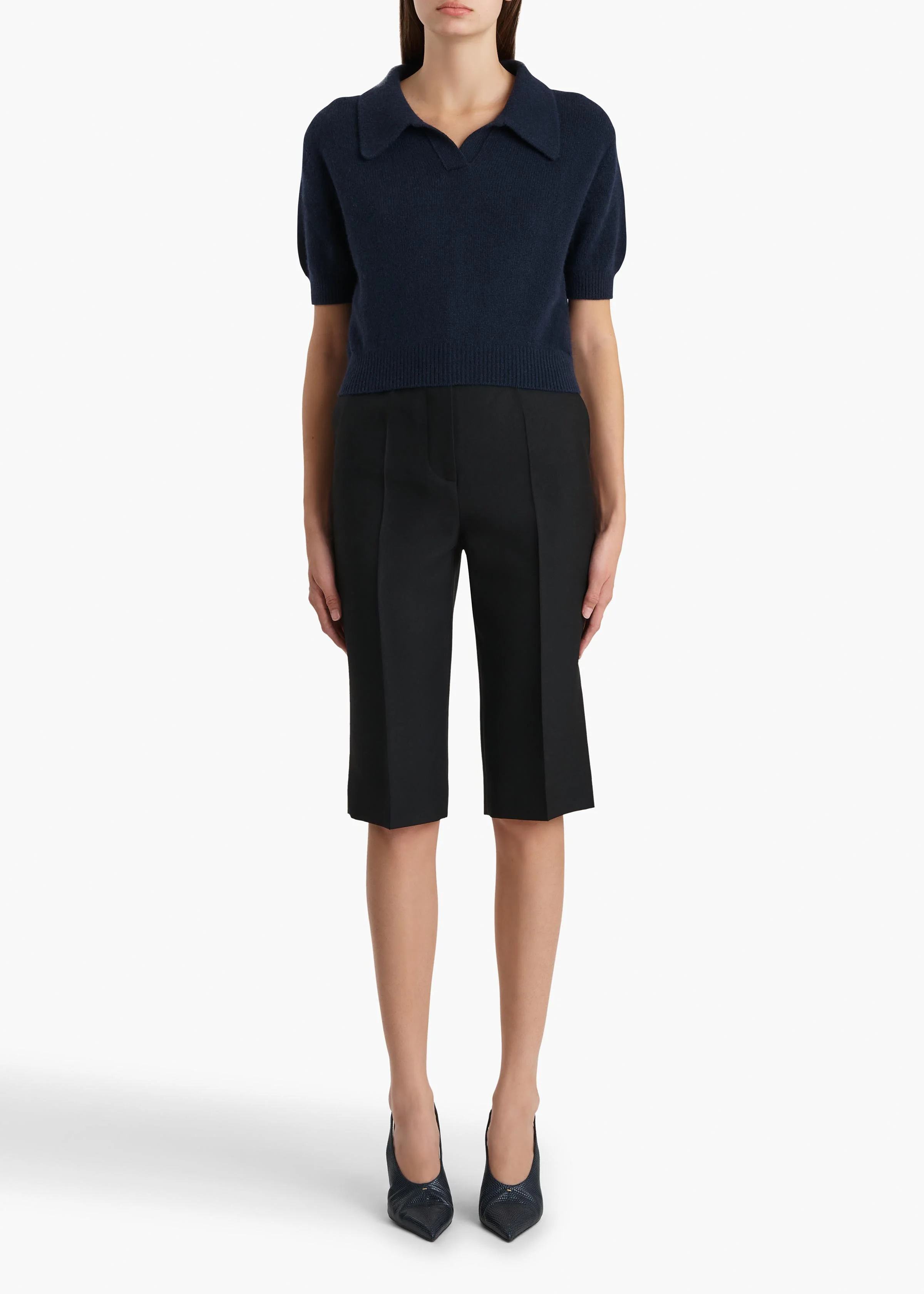 LENI TOP MIDNIGHT NAVY 18203534 358 A STYLED