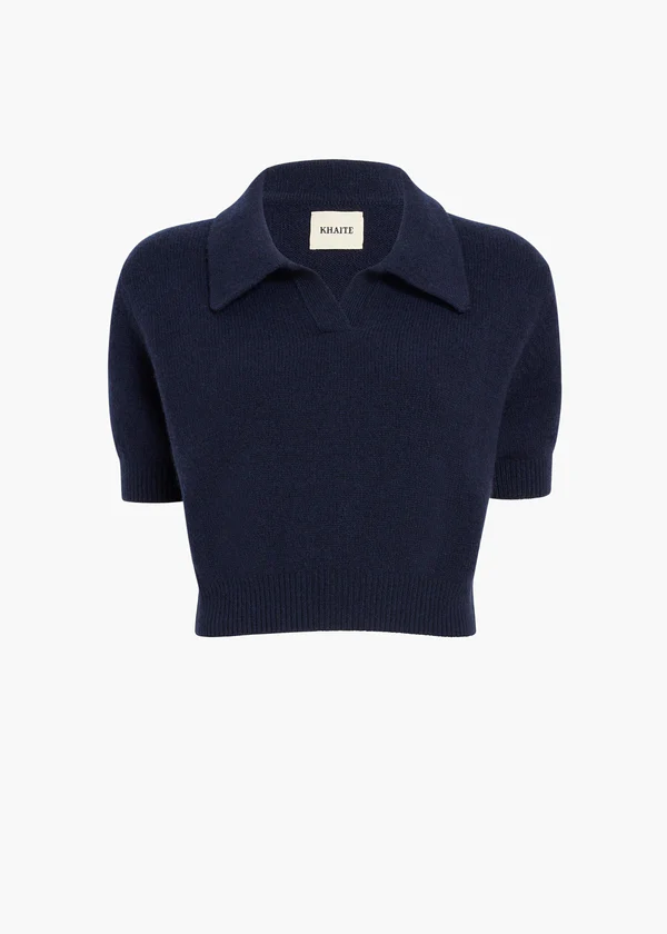LENI TOP MIDNIGHT NAVY 18203534 358 GHOST