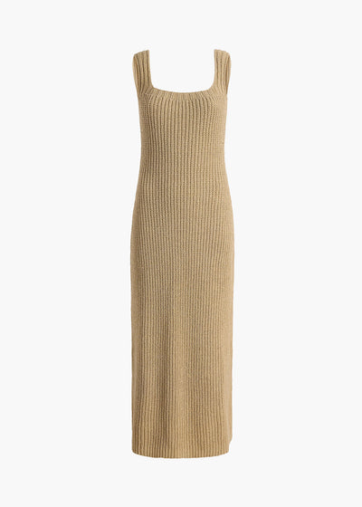 LEX DRESS BEIGE 9807458 963 GHOST