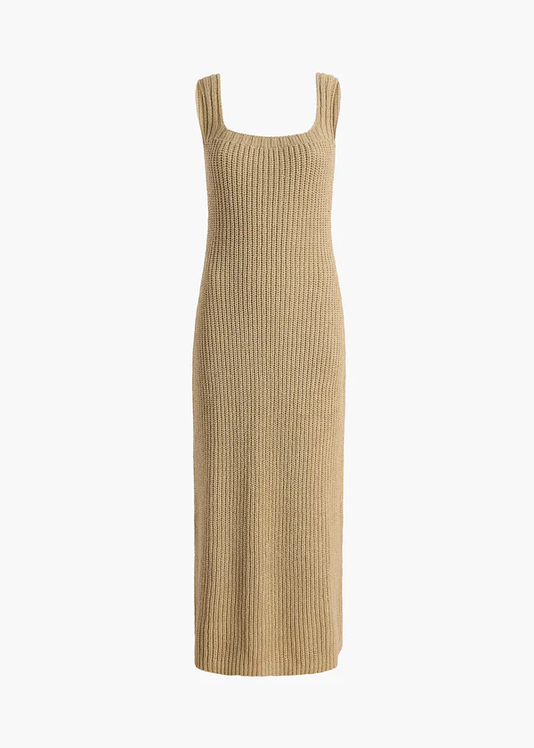 LEX DRESS BEIGE 9807458 963 GHOST
