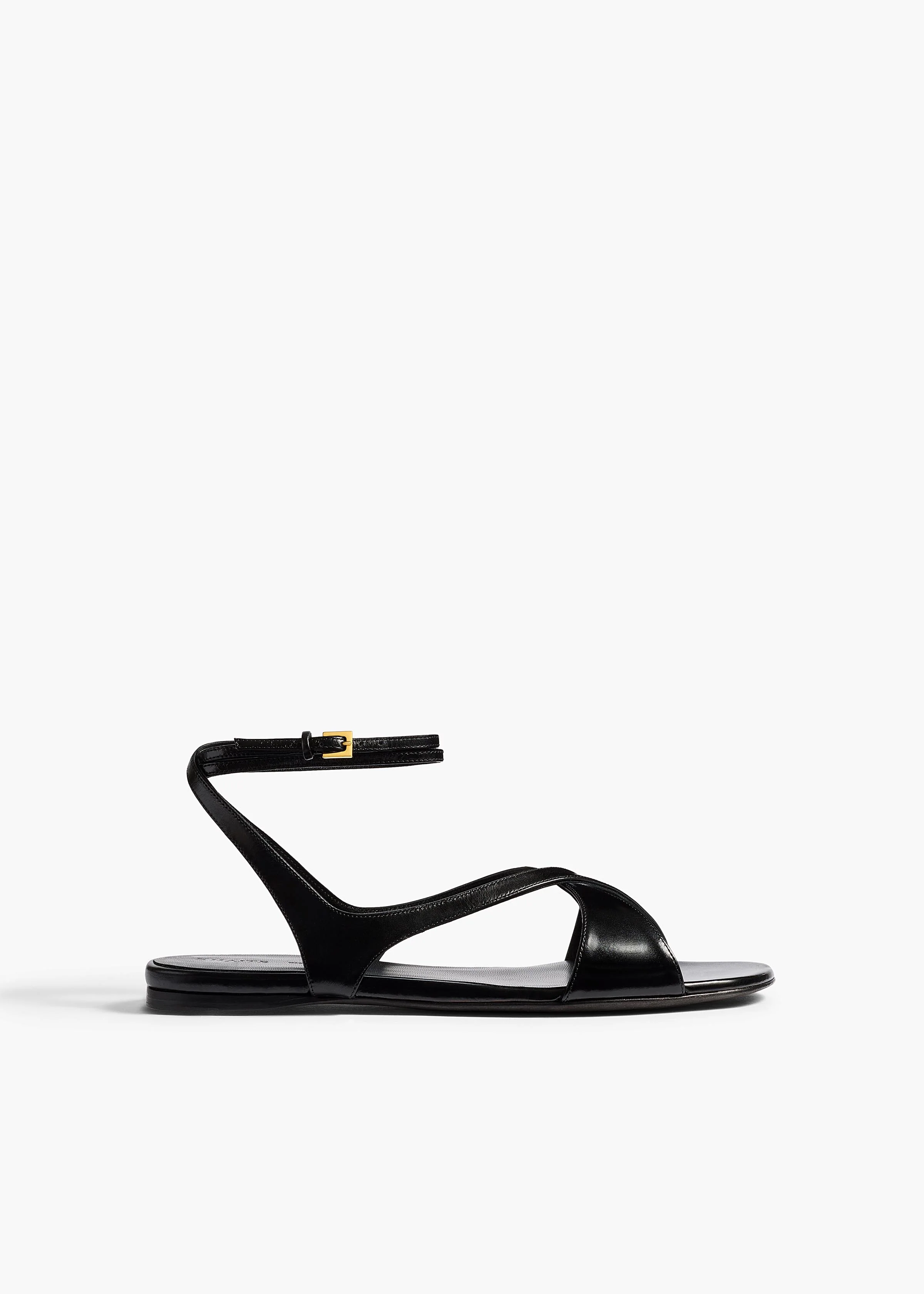 LIRIA ANKLE STRAP FLAT SANDAL BLACK F3125 1027 200 A