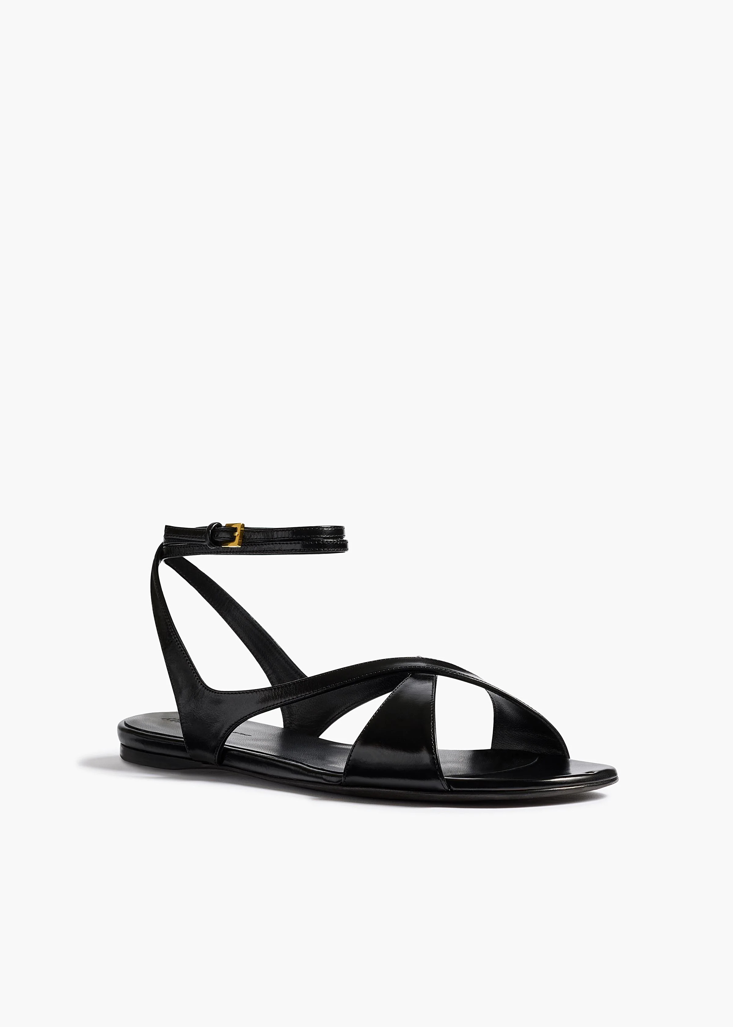 LIRIA ANKLE STRAP FLAT SANDAL BLACK F3125 1027 200 B