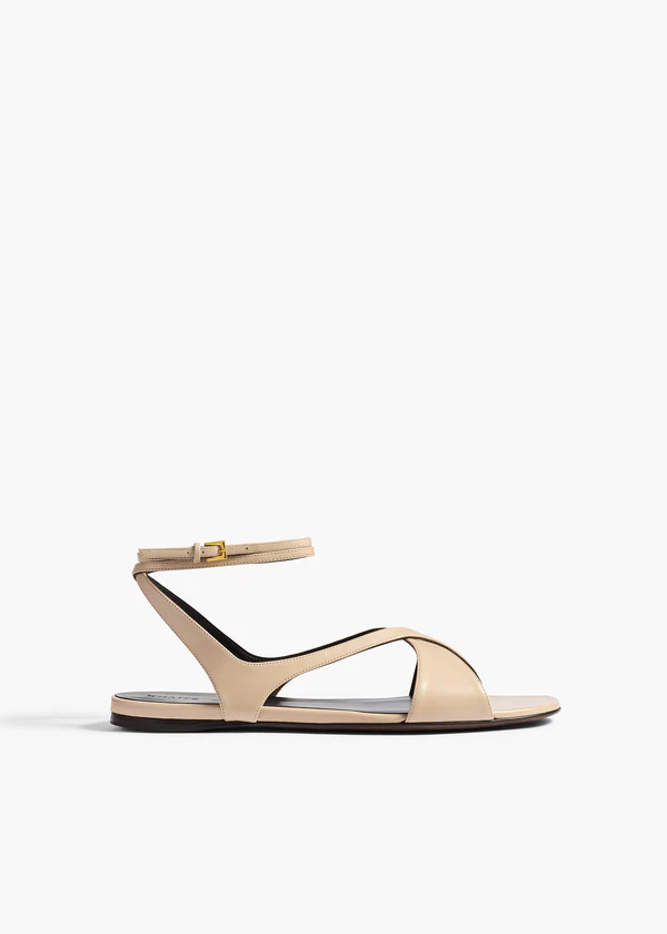 LIRIA ANKLE STRAP FLAT SANDAL NUDE F3125 1027 106 A