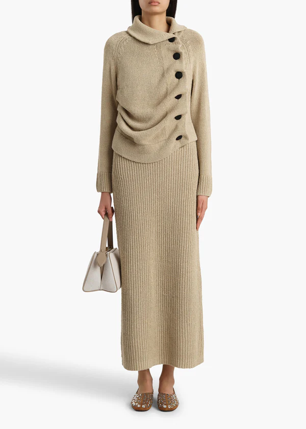LORRAI CARDIGAN BEIGE 9813458 963 A STYLED
