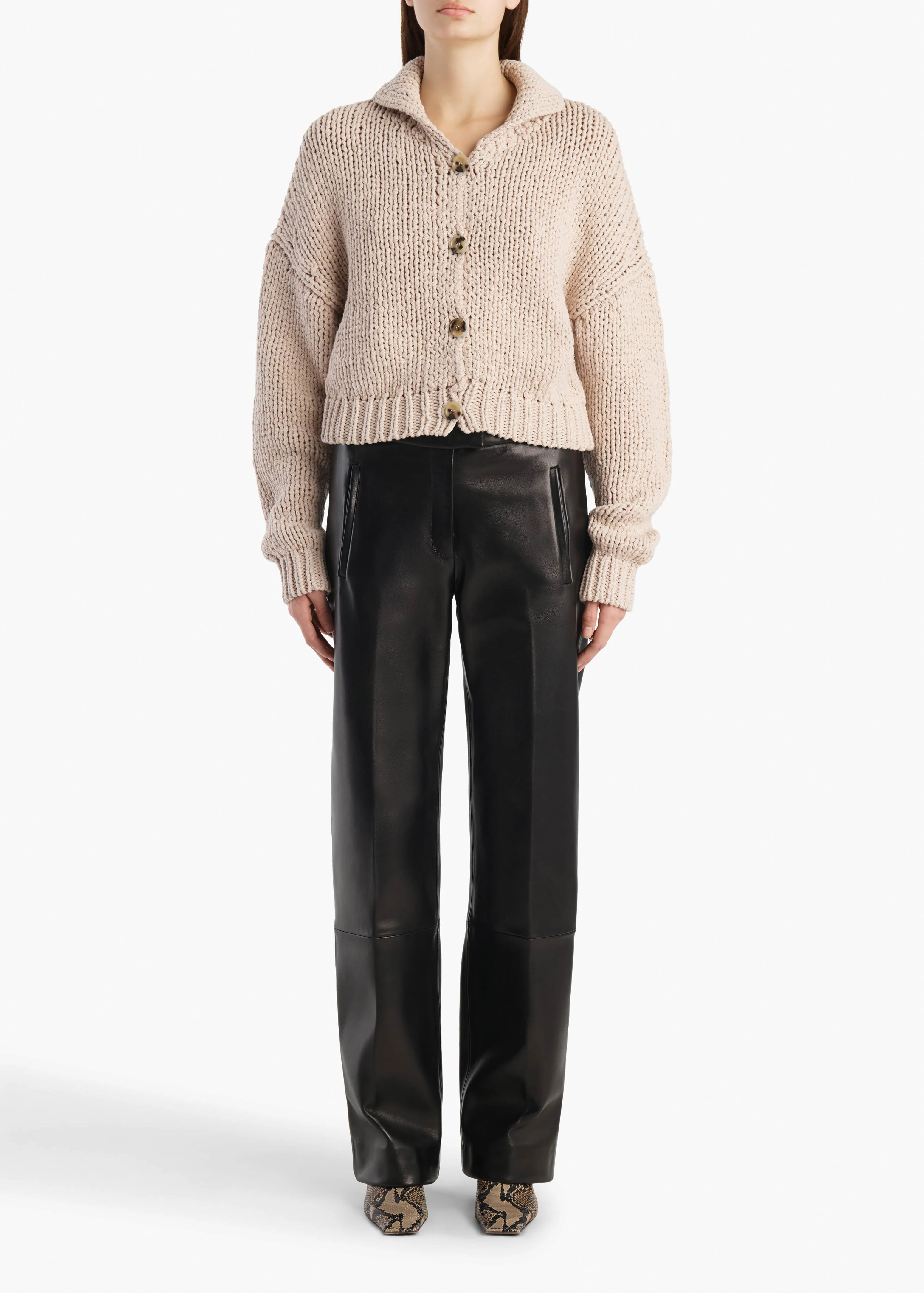 LOTTA CARDIGAN PARCHMENT 18274137 684 A STYLED