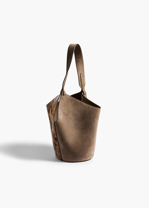 LOTUS MINI TOTE TAUPE MORNING DOVE H2056 1057 772 B