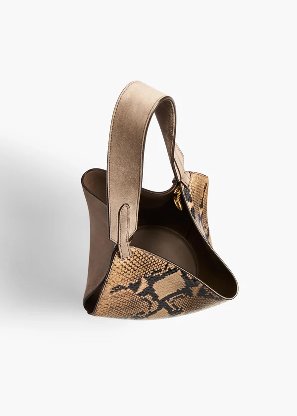LOTUS MINI TOTE TAUPE MORNING DOVE H2056 1057 772 C