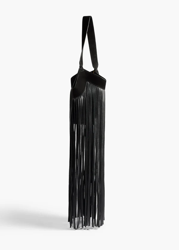 LOTUS NANO FRINGE TOTE BLACK H2064 1054 200 B