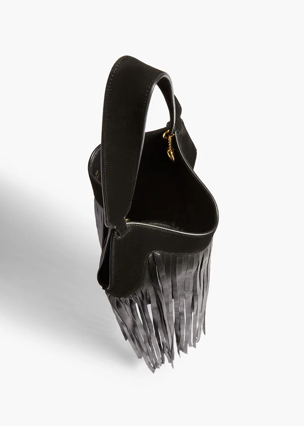 LOTUS NANO FRINGE TOTE BLACK H2064 1054 200 C