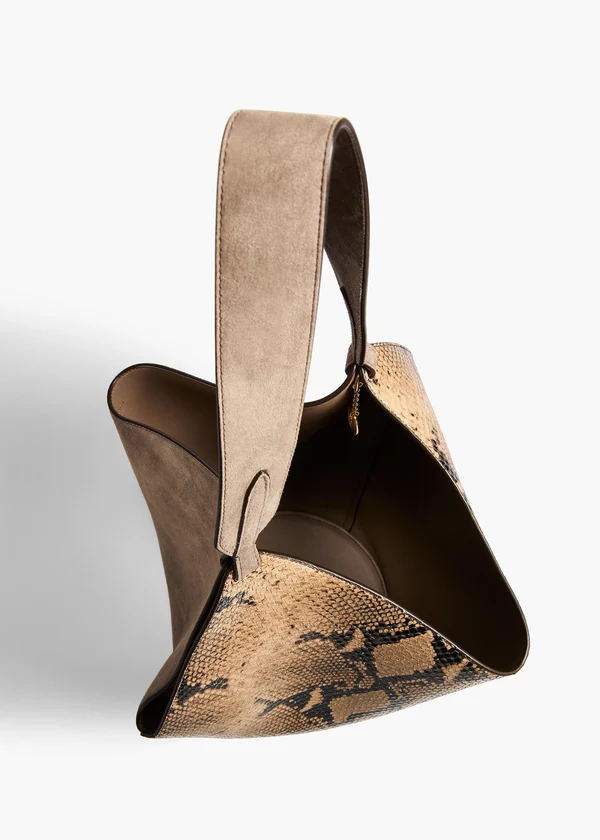 LOTUS SMALL TOTE TAUPE MORNING DOVE H2043 1057 772 C
