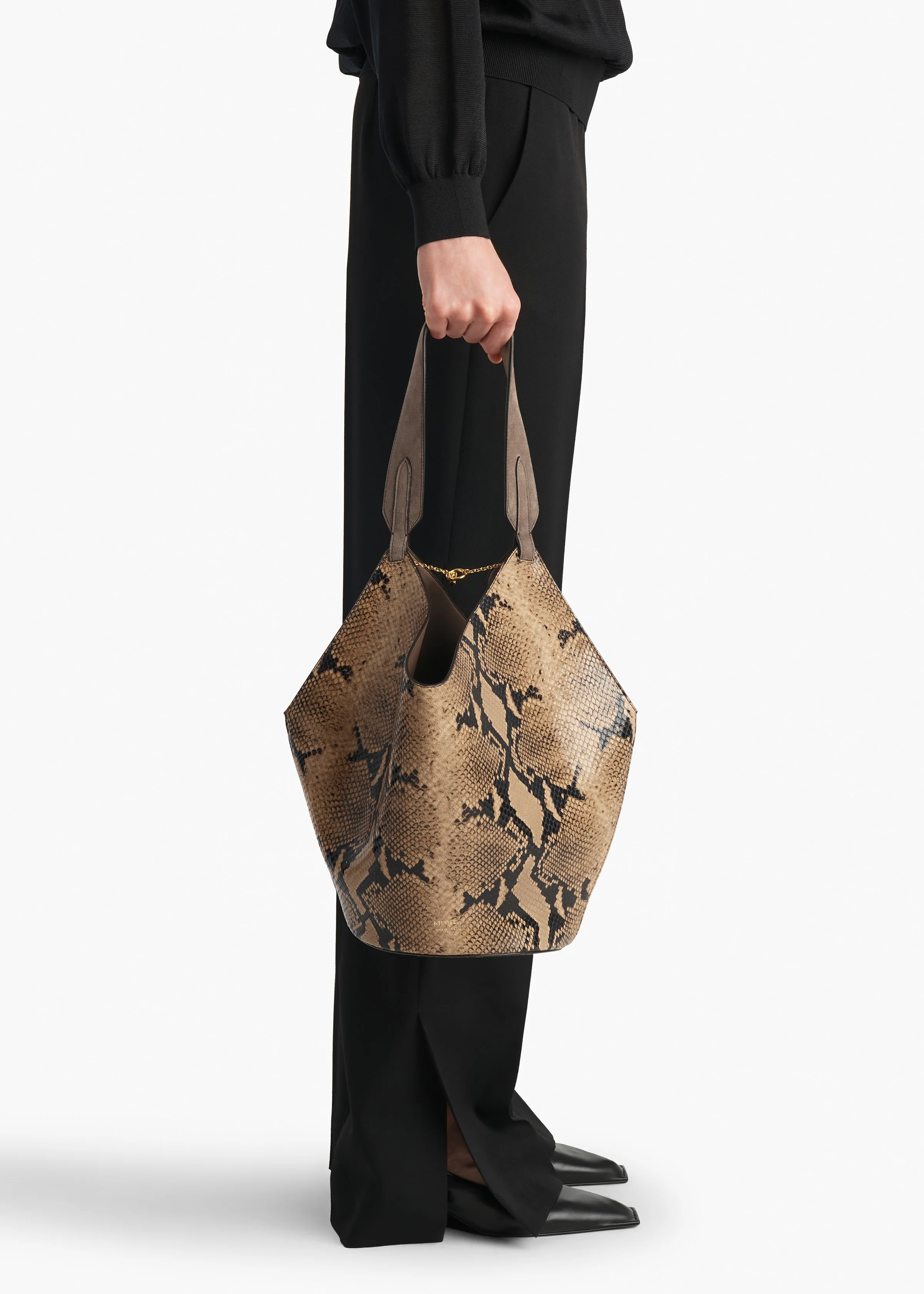 LOTUS SMALL TOTE TAUPE MORNING DOVE H2043 1057 772 E