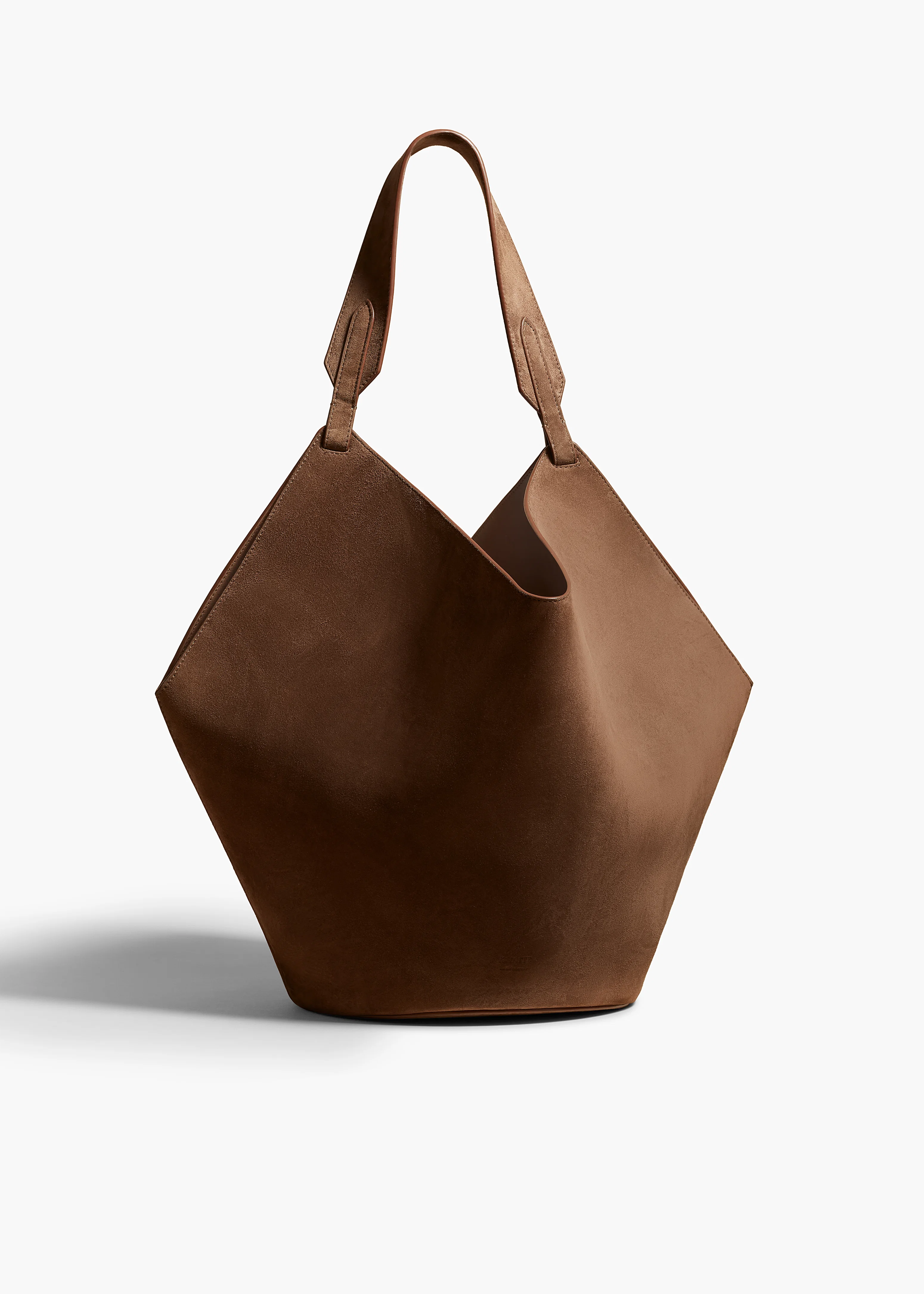 aokiboutique  - Medium Lotus Tote in Cedar Suede