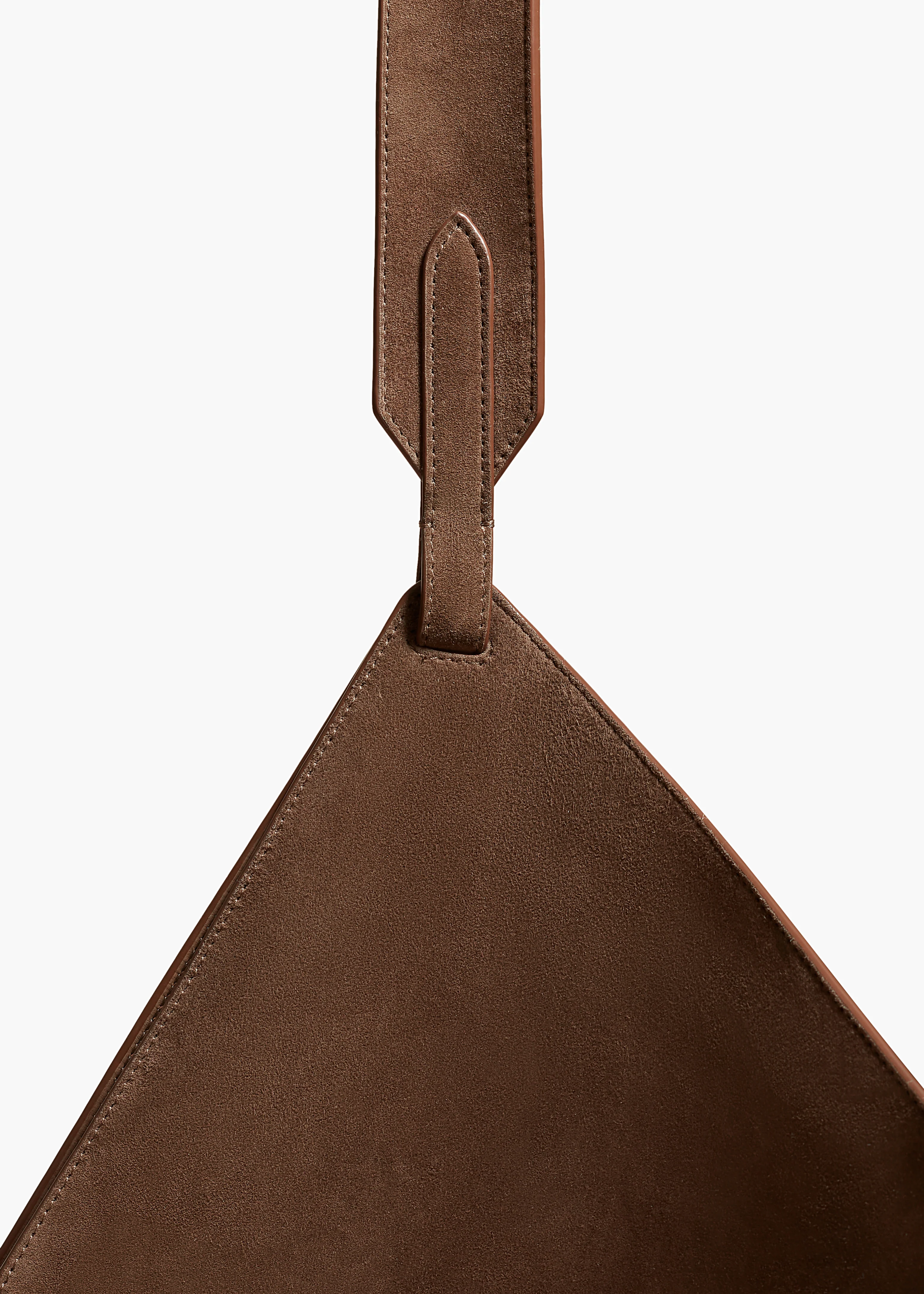 aokiboutique  - Medium Lotus Tote in Cedar Suede
