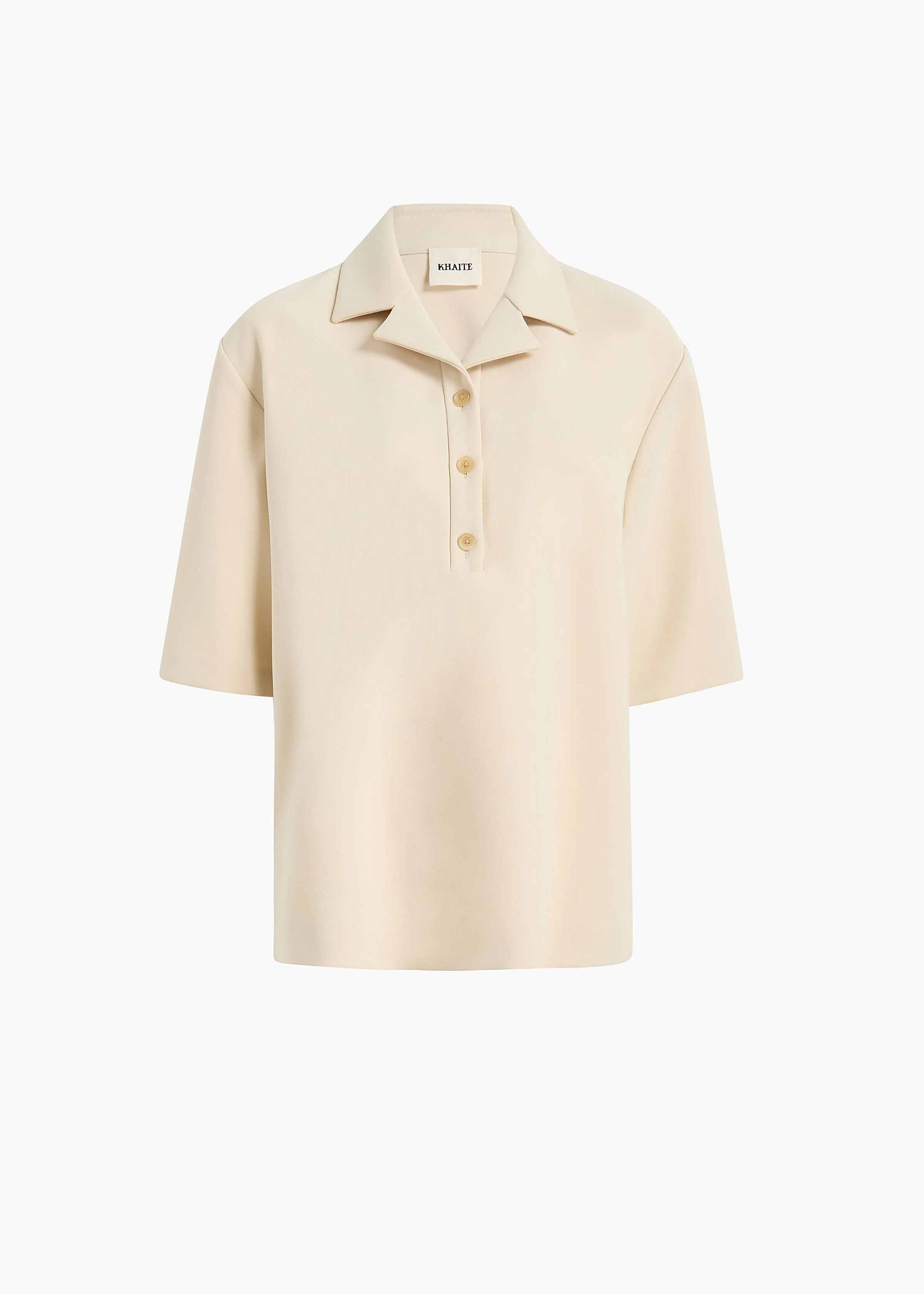 LOUCIN TOP IVORY GLOW CREPE 24844231 658 GHOST
