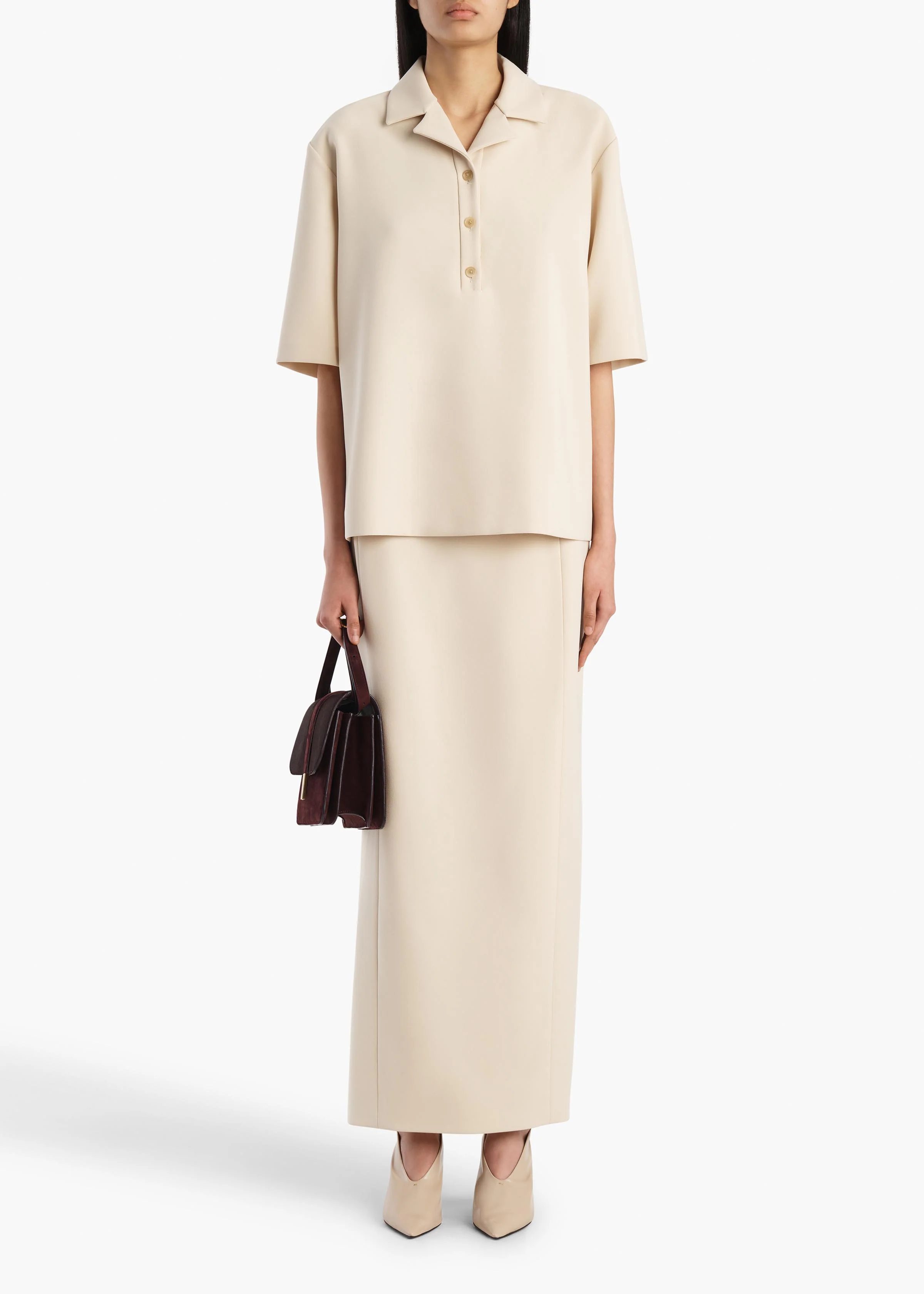 LOUCIN TOP IVORY GLOW 24844231 658 A STYLED