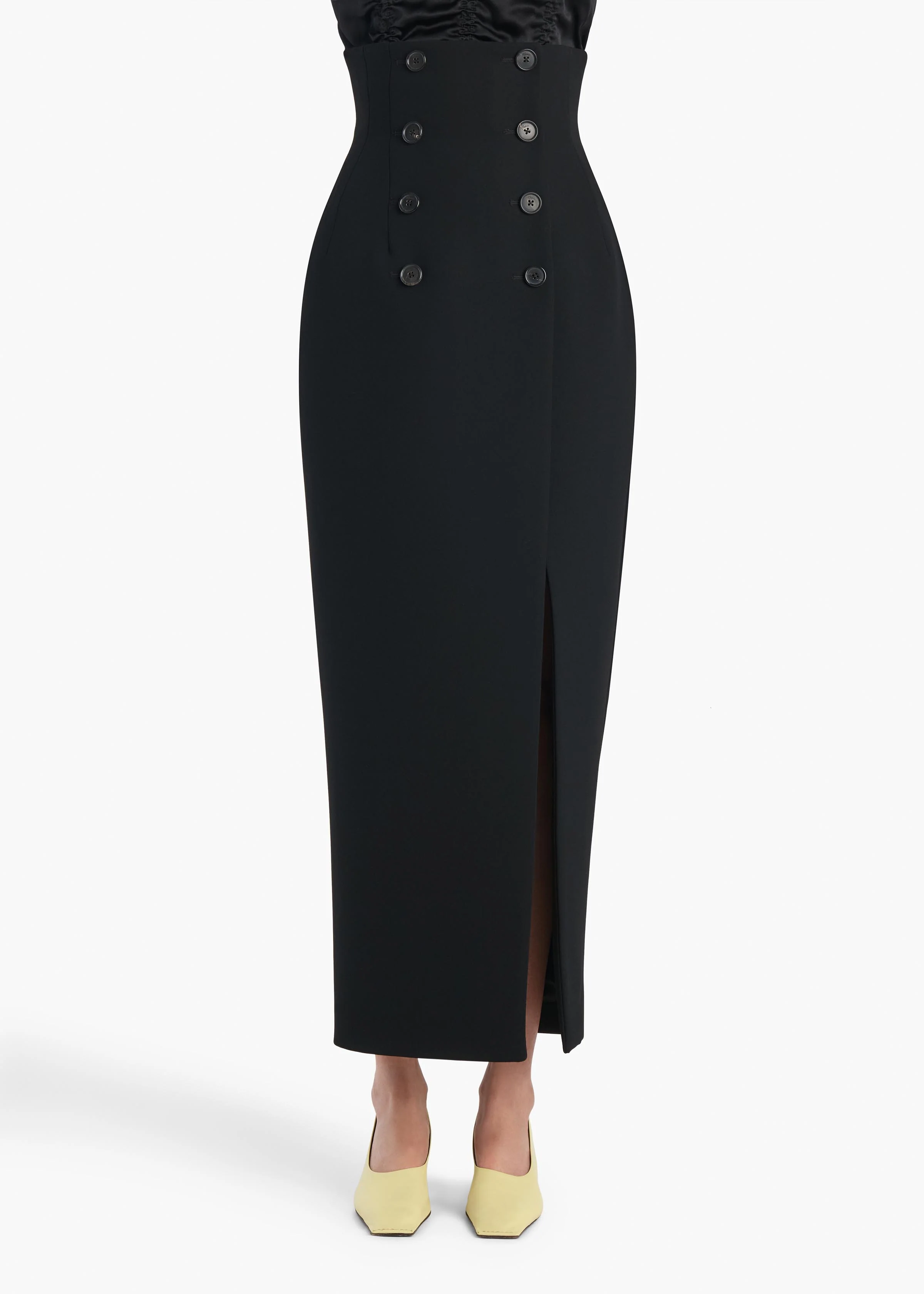 LUIZA SKIRT BLACK DOUBLEFACE 41914114 200 B