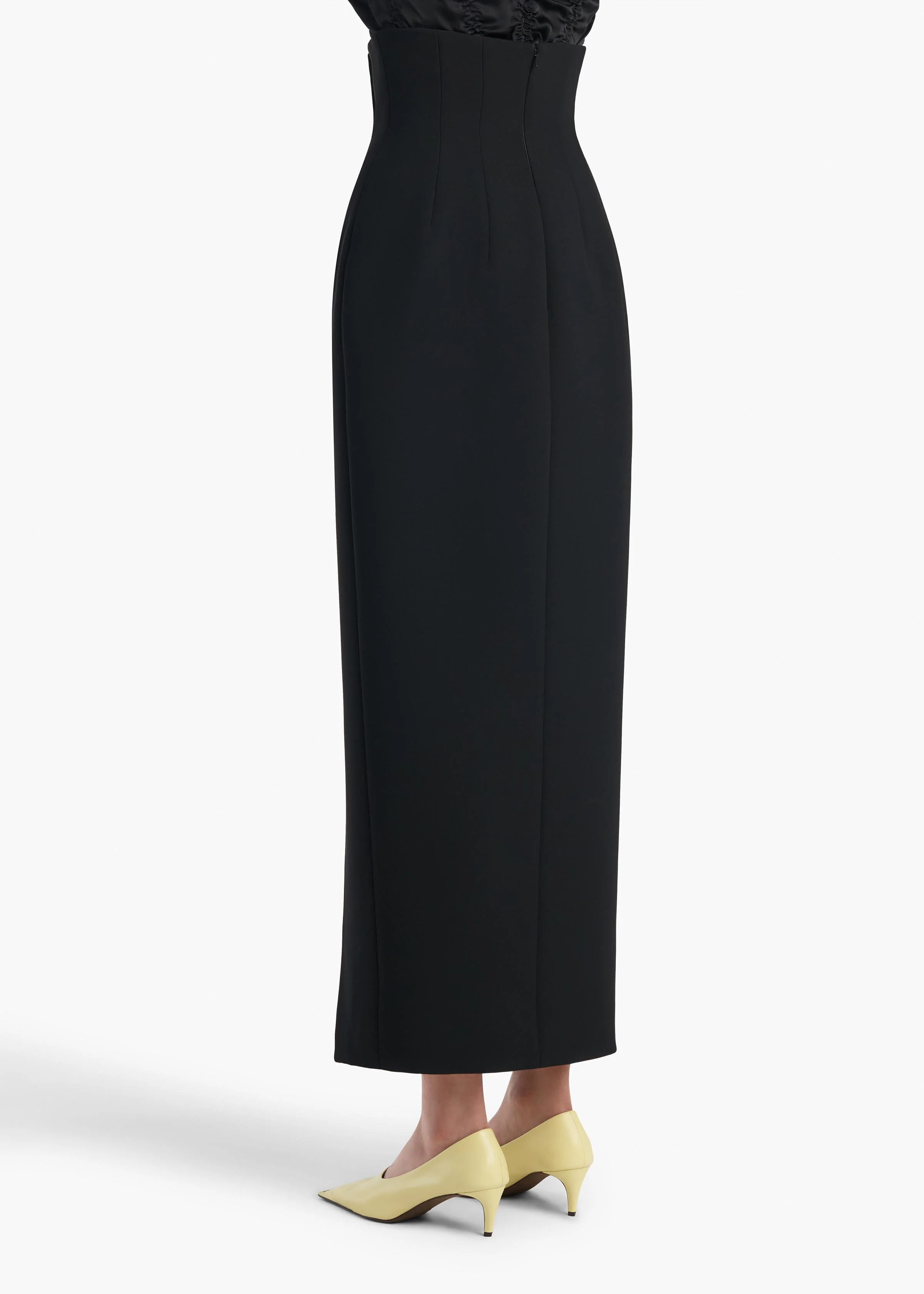 LUIZA SKIRT BLACK DOUBLEFACE 41914114 200 C
