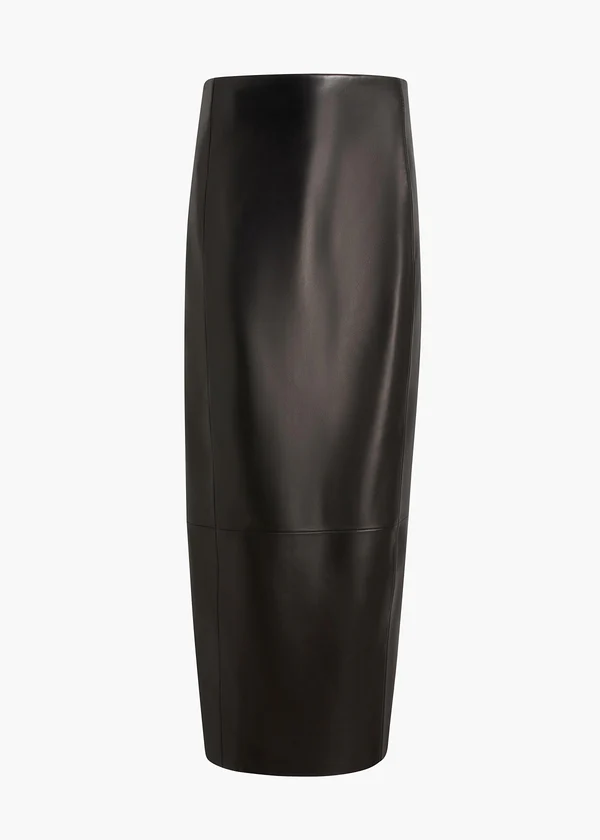 LYLE SKIRT BLACK LEATHER 41921012 200 GHOST