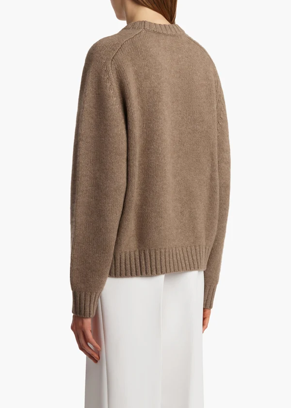 Mae Sweater in Barley BACK VIEW