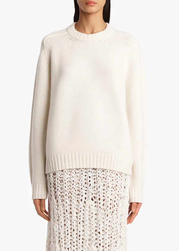 Mae Sweater in Glaze FRONT VIEW