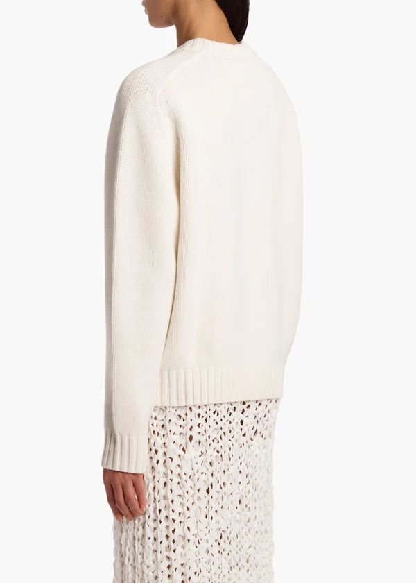 Mae Sweater in Glaze BACK VIEW