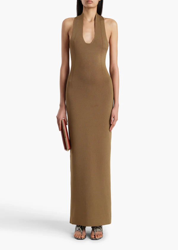 MAHI DRESS CAROB 18207429 736 A STYLED