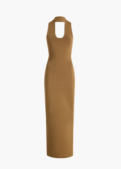 MAHI DRESS CAROB 18207429 736 GHOST