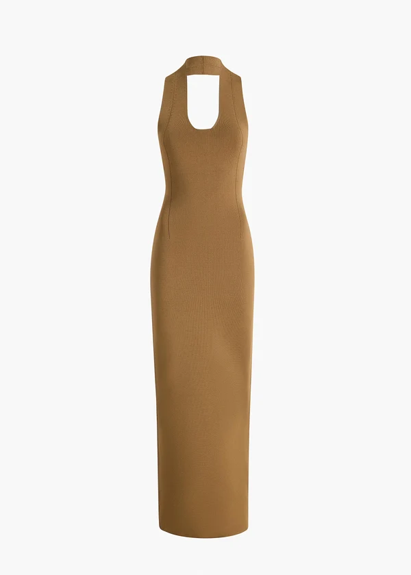 MAHI DRESS CAROB 18207429 736 GHOST