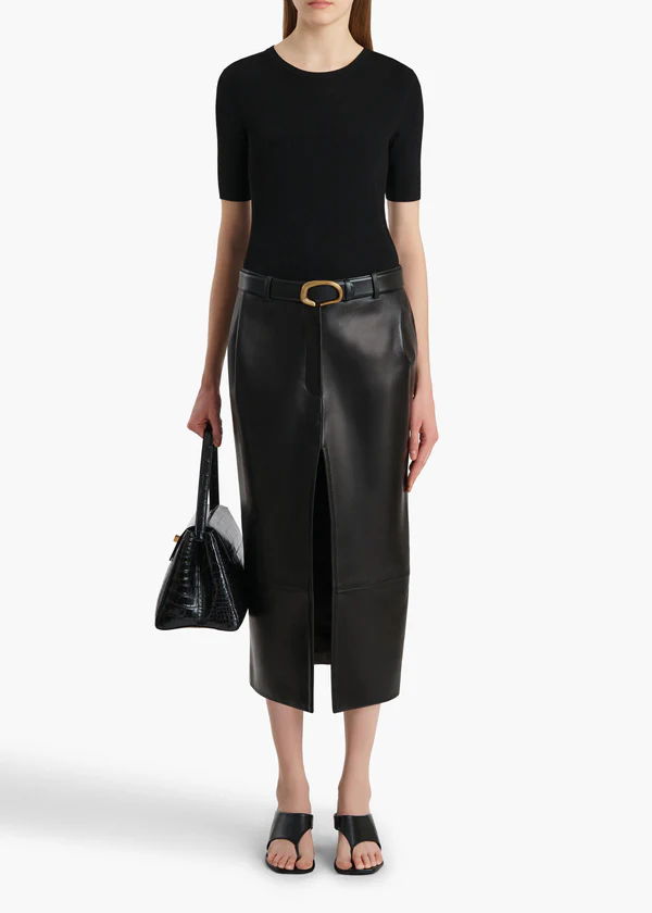 MAJ TOP BLACK 18215429 200 A STYLED