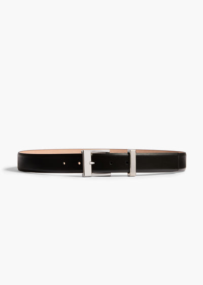 MANHATTAN BELT SILVER 30MM BLACK 10130 763 200 A