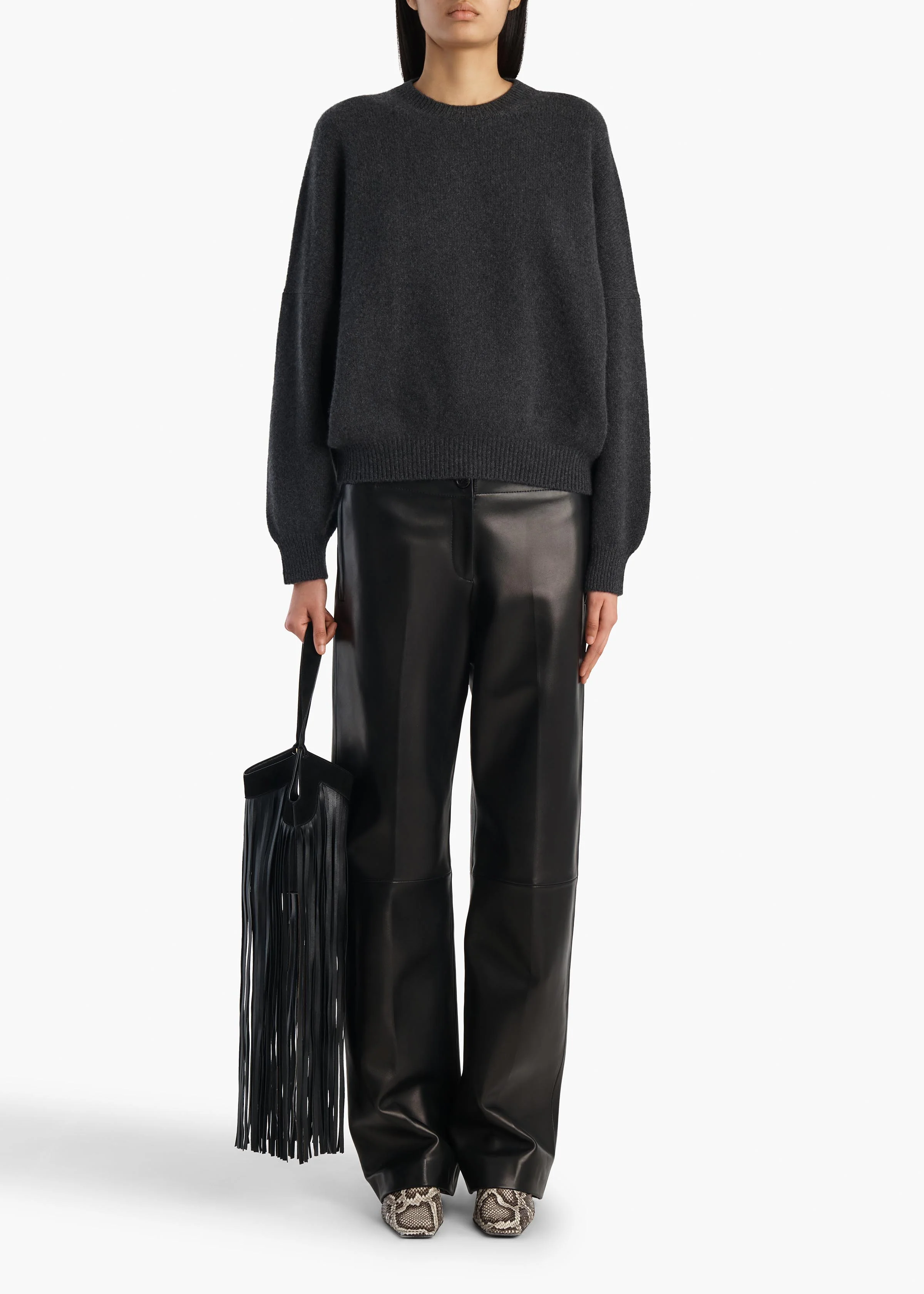 MARGAUX SWEATER CHARCOAL 9560650 205 A STYLED