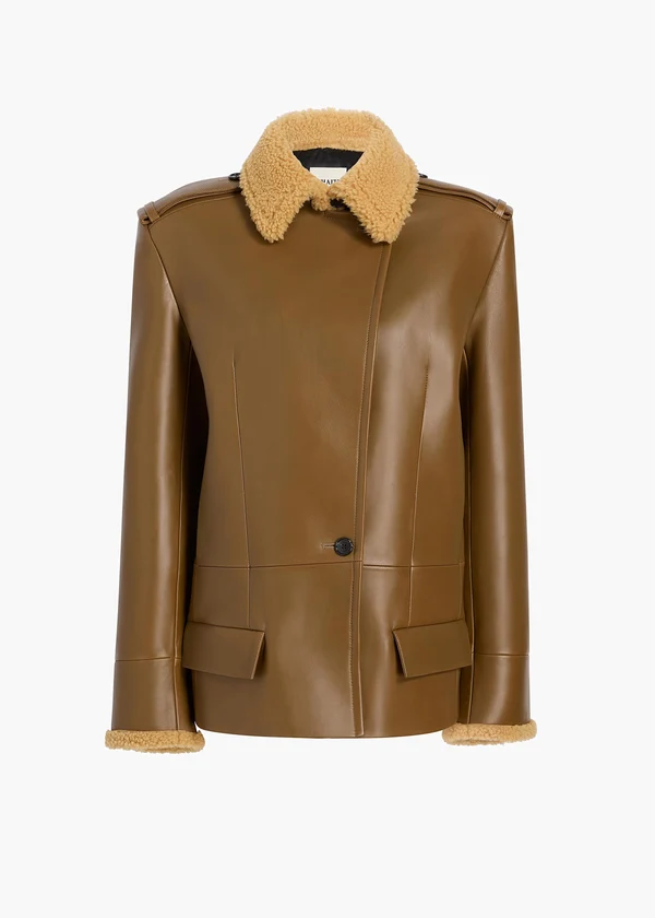 MARLOT COAT DARK OLIVE 71571012 429 GHOST ALT 1