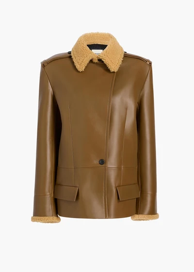 MARLOT COAT DARK OLIVE 71571012 429 GHOST ALT 1