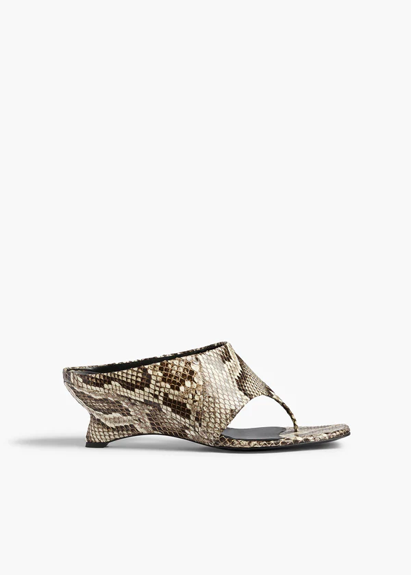 MARLOW MULE 55 NATURAL PYTHON F3108 928 121 A