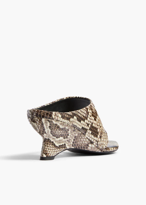 MARLOW MULE 55 NATURAL PYTHON F3108 928 121 D