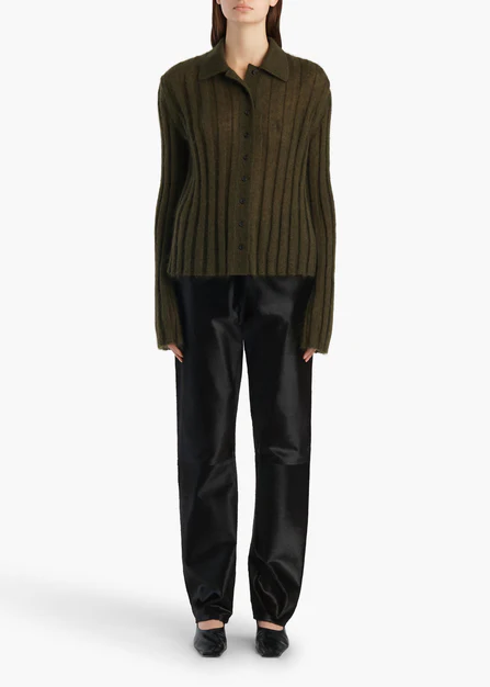MEADOW SWEATER DARK OLIVE 18298539 429 A STYLED