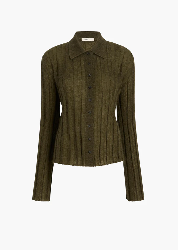 MEADOW SWEATER DARK OLIVE 18298539 429 GHOST