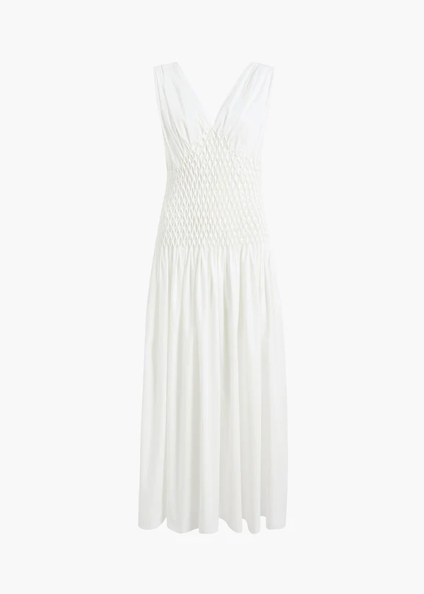 NOLA DRESS CHALK 5646195 168 GHOST