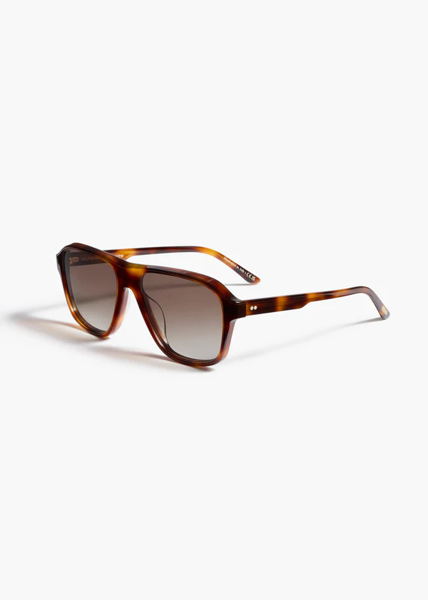 aokiboutique x Oliver Peoples 1978RX in Dark Mahogany and Soft Tan Gradient