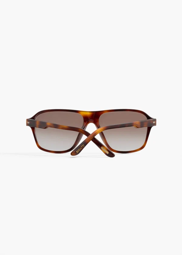 aokiboutique x Oliver Peoples 1978RX in Dark Mahogany and Soft Tan Gradient