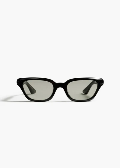 aokiboutique x Oliver Peoples 1983C in Black and Blue Light Filter
